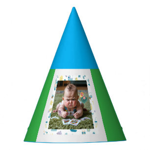 Funny Mad Baby Playing Cards Party Hat