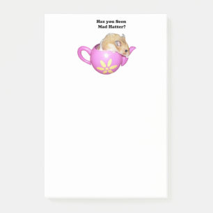  Funny Mad Hatter Dormouse Alice in Wonderland Post-it Notes
