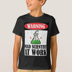 Funny Mad Scientist Science Teacher Halloween Cost T-Shirt