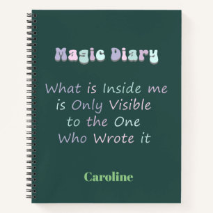 Funny Magic Diary Notebook