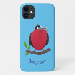 Funny magnificent frigate bird cartoon Case-Mate iPhone case