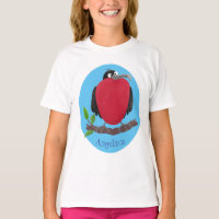Funny magnificent frigate bird cartoon