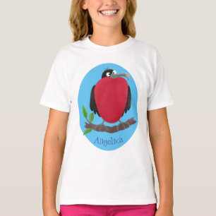 Funny magnificent frigate bird cartoon T-Shirt