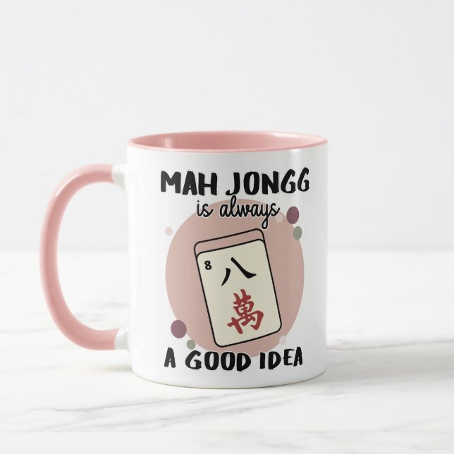 Funny Mah Jongg Mug (Left)