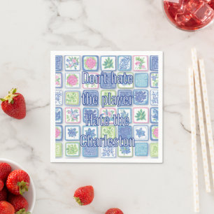 Funny Mahjong Napkins Party Supplies