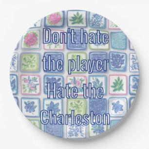 Funny Mahjong Napkins Party Supplies Paper Plate