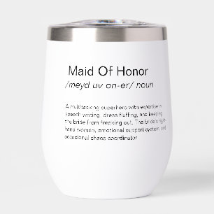 Funny Maid Of Honour definition proposal Gifts