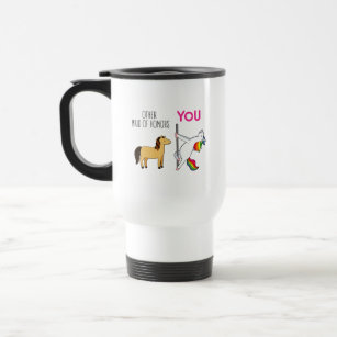 Funny Maid Of Honour Proposal, Cute Unicorn Travel Mug
