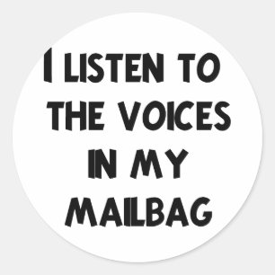 Funny Mail Carrier T-shirts and Gifts Classic Round Sticker