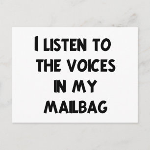 Funny Mail Carrier T-shirts and Gifts Postcard