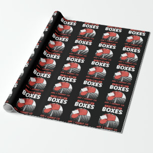 Funny Mailman Postal Worker Mail Carrier Wrapping Paper
