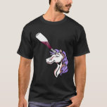 funny majestic unicork unicorn wine T-Shirt<br><div class="desc">funny majestic unicork unicorn wine</div>