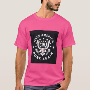 Funny Make America Punk Again Vintage Rock Seal T-Shirt
