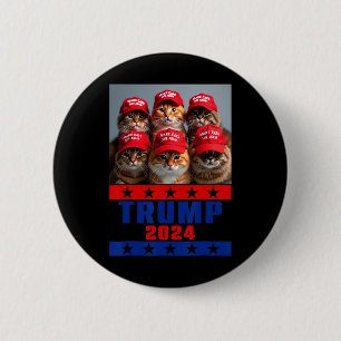 Funny Make Cats Save Again Trump Usa President Ele 6 Cm Round Badge