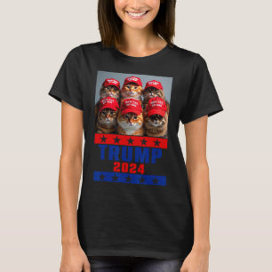 Funny Make Cats Save Again Trump Usa President Ele T-Shirt