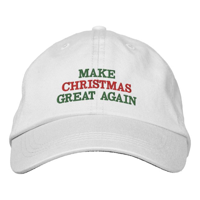 Funny Make Christmas Great Again Hats (Front)