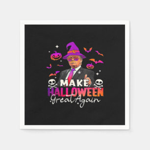 Funny Make Halloween Great Again Napkin