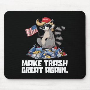 Funny Make Trash Great Again Trump Garbage Referen Mouse Pad