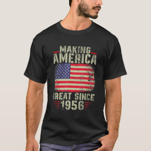 Funny Making America Great Since 1956 66th Birthda T-Shirt
