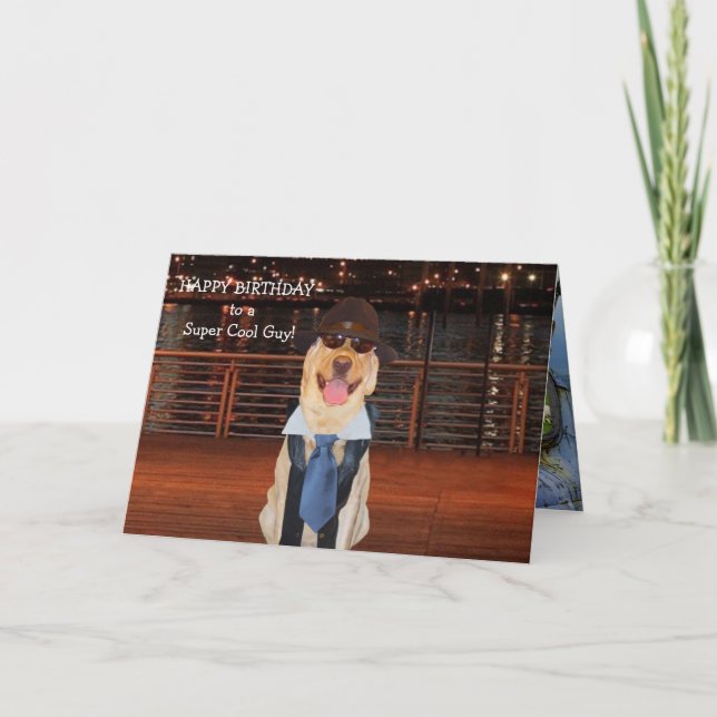 Funny Male Relative Birthday Card (Front)