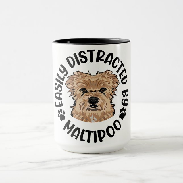 Funny Maltipoo Dog Mug (Center)