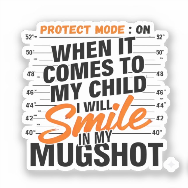 Funny Mama Protect Mode Sarcastic Mum Quote Shirt (Front)