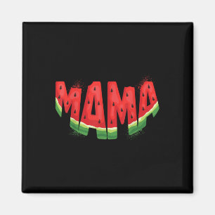 Funny Mama Watermelon Summer Fruit Family Matching Magnet