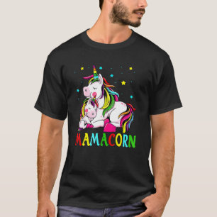 Funny Mamacorn Unicorn Autism Costume Mum Mother's T-Shirt