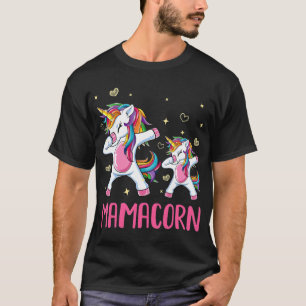 Funny Mamacorn Unicorn Costume Mum Mothers Day T-Shirt