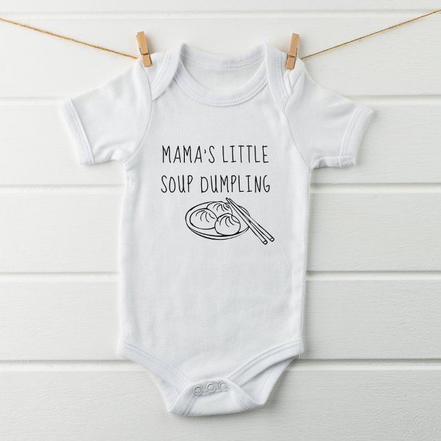 Funny Mama's Little Soup Dumpling Baby Bodysuit (Creator Uploaded)