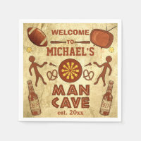 Funny Man Cave with Your Name Custom