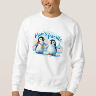 Funny man penguin sweatshirt