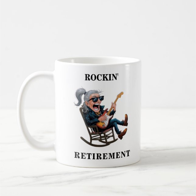 Funny Man Retirement Coffee Mug (Left)