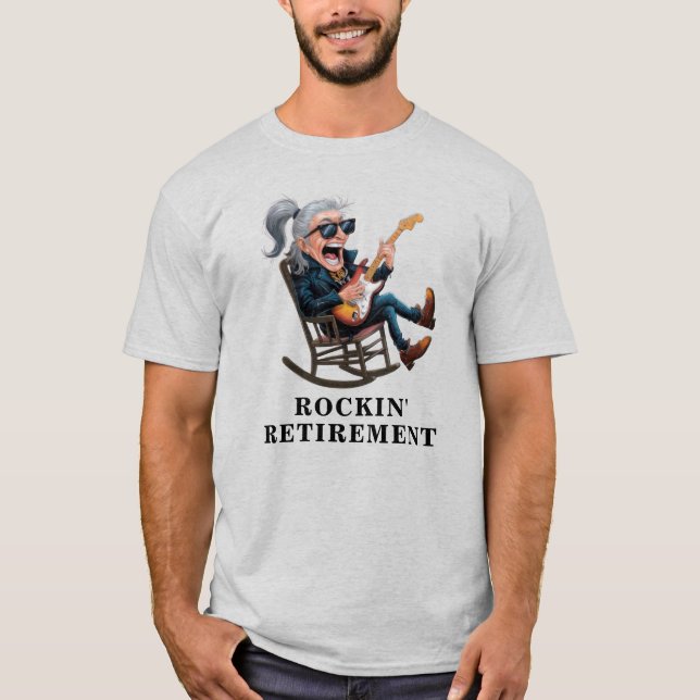 Funny Man Retirement T-Shirt (Front)