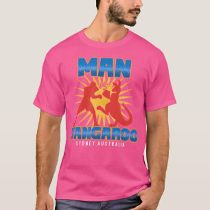 Funny Man Vs Kangaroo Sydney Australia Boxing Box T-Shirt