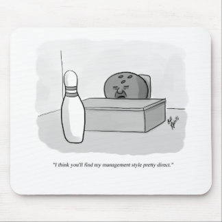 Funny Management and Leadership Cartoon Humour Mouse Pad