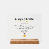 Funny Managing Director Appreciation