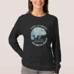 Funny Manatee Always Be Yourself Unless You Can Be T-Shirt<br><div class="desc">Funny Manatee Always Be Yourself Unless You Can Be Manatee</div>