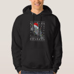 Funny Manatee In Santa Hat Ugly Christmas Pajama G Hoodie<br><div class="desc">Funny Manatee In Santa Hat Ugly Christmas Pajama Gifts</div>