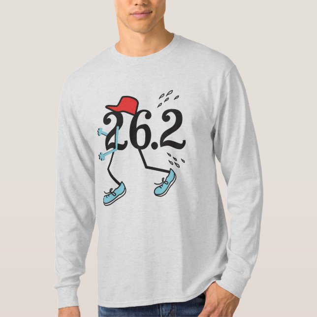 Funny Marathon Runner 26.2 - Gifts for Runners T-Shirt (Front)