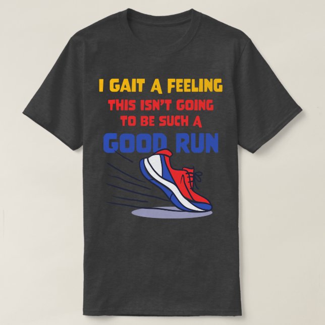 Funny Marathon Running and Cross Country Runner Ru T-Shirt (Design Front)