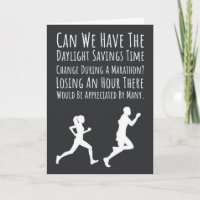 Funny Marathon Running Cards Runner Marathoner