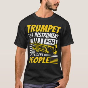 Funny Marching Band Jazz Trumpet Brass Player Humo T-Shirt