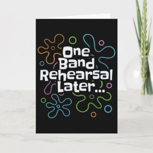 Funny Marching Bynd Director Music Teacher  Card