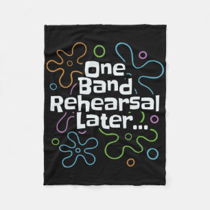 Funny Marching Bynd Director Music Teacher Fleece Blanket