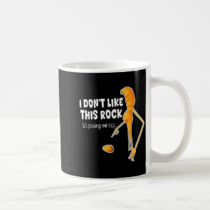 Funny Marcus The Worm Meme I Don't Like This Rock Coffee Mug