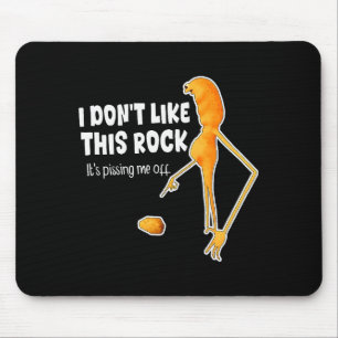Funny Marcus The Worm Meme I Don't Like This Rock Mouse Pad