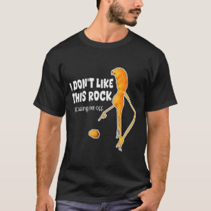 Funny Marcus The Worm Meme I Don't Like This Rock T-Shirt