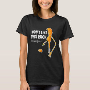 Funny Marcus The Worm Meme I Don't Like This Rock T-Shirt