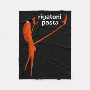Funny Marcus The Worm Rigatoni Pasta Viral Meme  Fleece Blanket